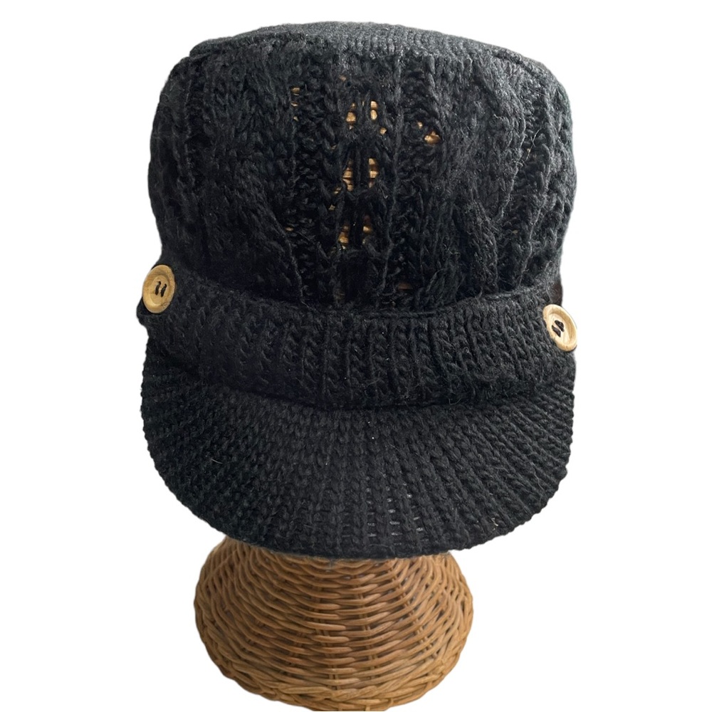 Woven Black Newsboy Hat – Classic Style Meets Everyday Comfort